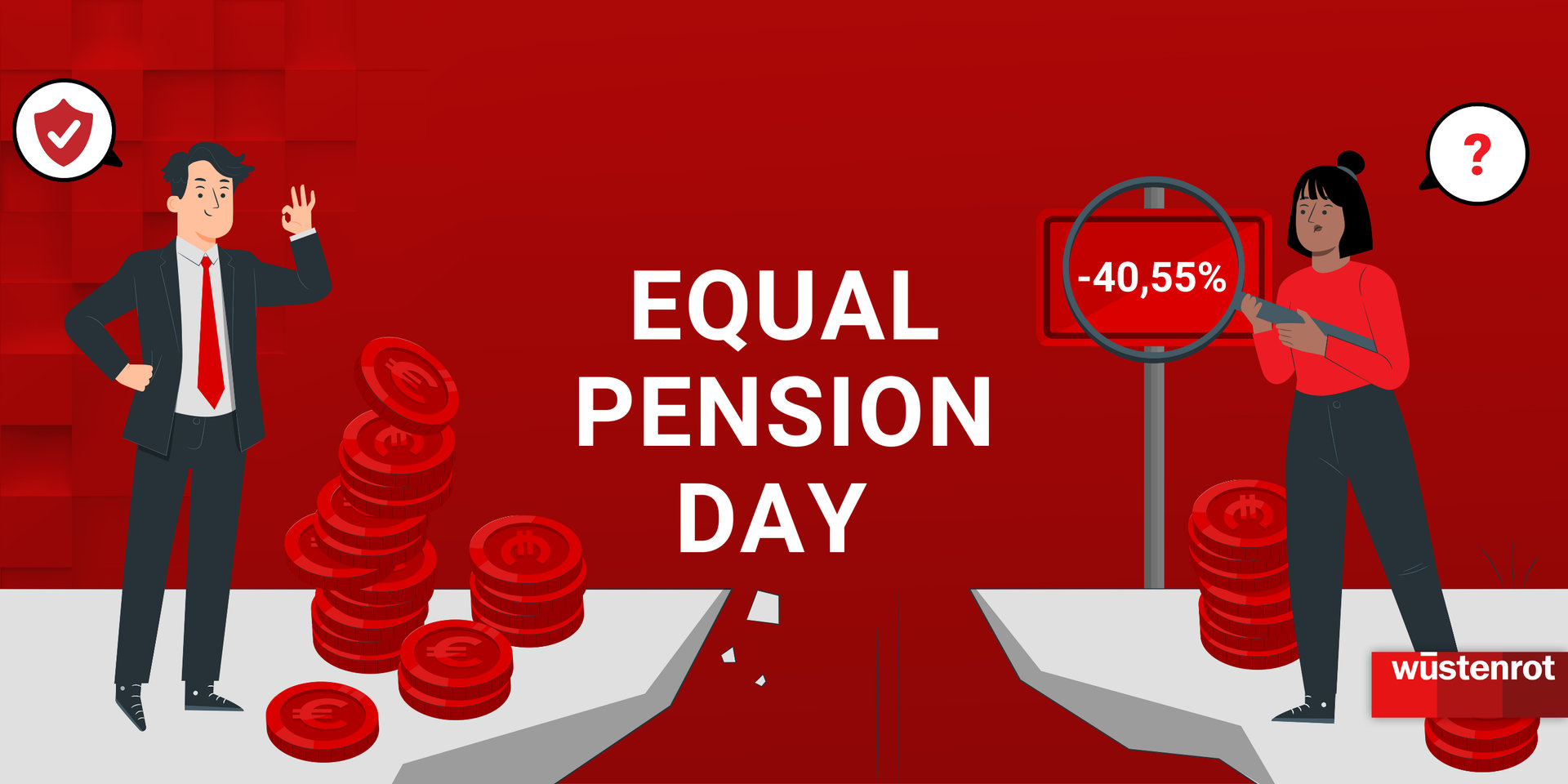 Equal Pension Day 2024: Finanzielle Vorsorge morgen&mehr: Das flexible und nachhaltige Vorsorgeprodukt von Wüstenrot.